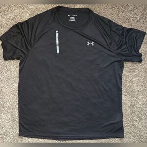 Under Armour Men's Black "The Tech" Lightweight Short Sleeve Tee Size 4XL